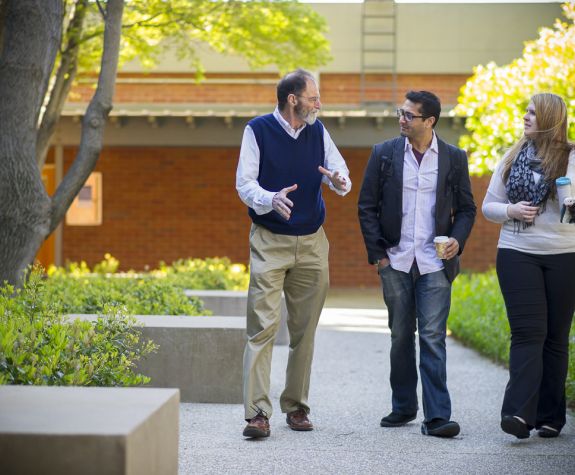 Professor Mike Vitiello with students